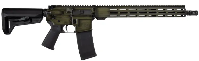 SHARK COAST TACTICAL AR15 GREEN DISTRESSED 16" 30RD