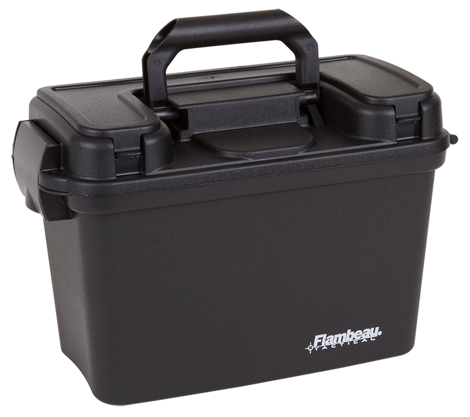 Flambeau 6430SD Tactical Dry Box Black Polymer 13"x6.5"x8.25" Water-Resistant - FLAMBEAU