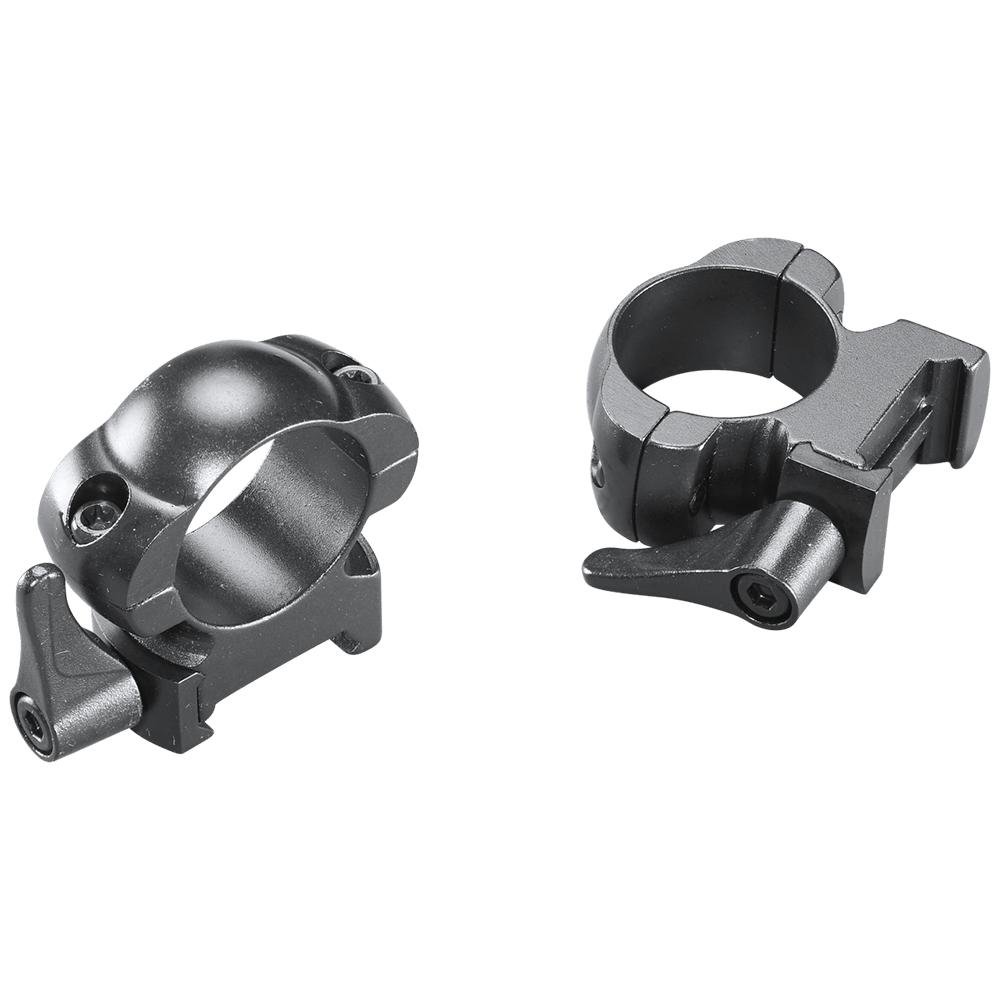 Weaver Mounts 49326 Lever Lok Top Mount 1" High Matte Black Steel - Weaver - 1"