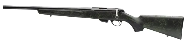 Tikka JRT1XRT400 T1X 22LR 20" Threaded Blued/Roughtech Emerald Left-Handed
