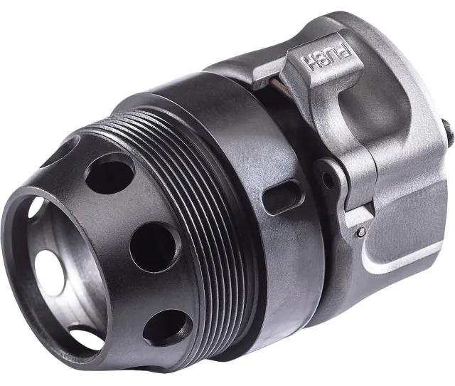 SureFire HUBFA762BK 7.62mm Stainless Steel Nitride Black Suppressor Mount - SureFire - 2.0" for sale at Smoke Wagon Firearms