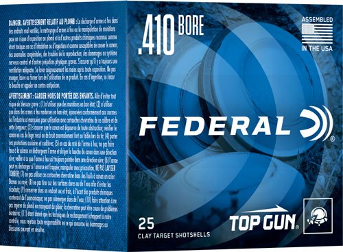 Federal Premium Top Gun 410GA 2.75" 1/2oz #9 Shot 25/Box - Federal Premium Ammunition - 410GA