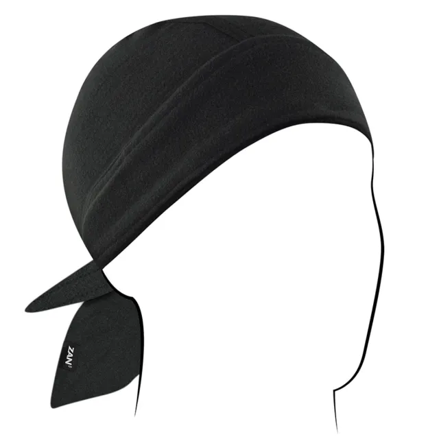 Zan Headgear Deluxe Flydanna Black Breathable Moisture-Wicking