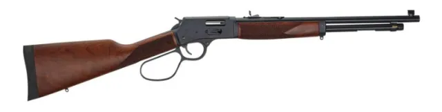 Henry H012GMR Big Boy Side Gate Lever Action 38 Special 357 Mag 7+1 16.50" Blued Round Barrel American Walnut Right Hand - Henry Repeating Arms - 357 Magnum | 38 Special
