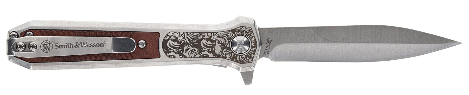 Buy Smith & Wesson Unwavered Spring Assist Knife 3.5 In SS Rosewood online