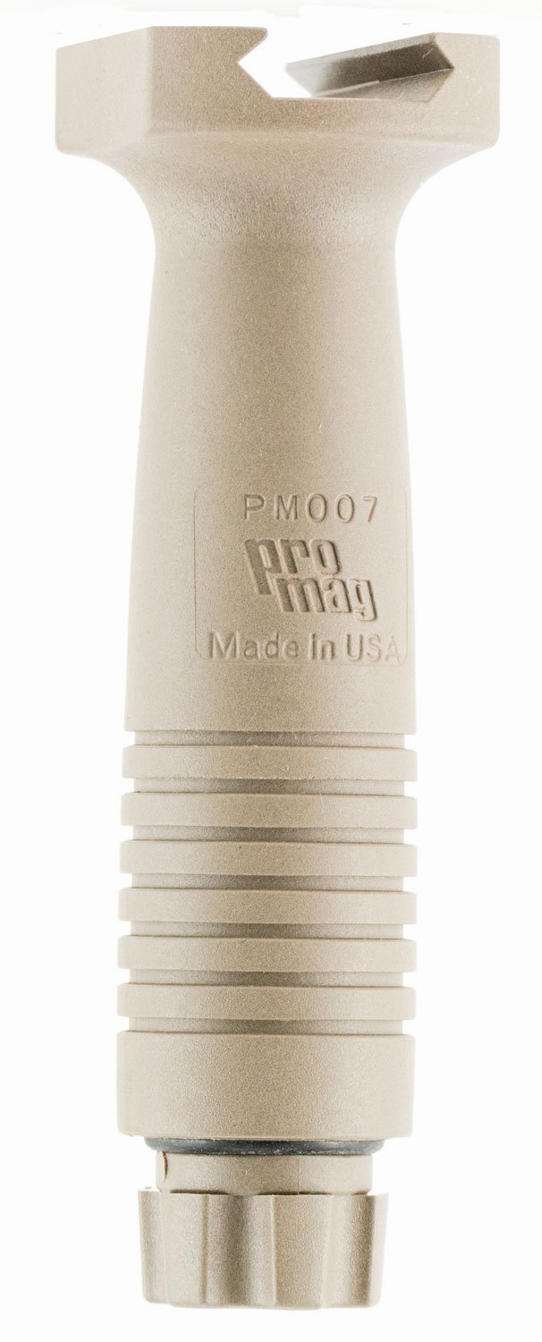 ProMag PM007FDE Swiss Pattern Vertical Foregrip AR-15 FDE Polymer - Pro-Shot Products