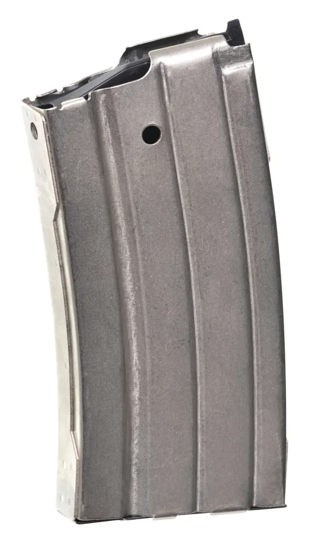 Buy ProMag RUGA1N Nickel Plated 20-Round Magazine, .223 Rem/5.56, Ruger Mini-14 Compatible, Heat-Treated Steel, USA Made online