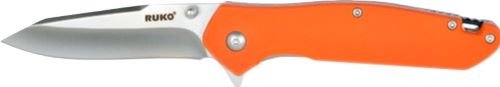RUKO FOLDER TACTICAL KNIFE 3.25" ORANGE HANDLE - Ruko