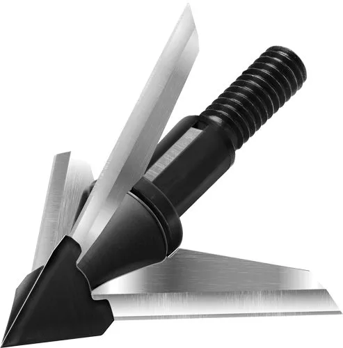 QAD BX125-S Exodus Broadheads 125gr Swept Blade 1.25" Cut 3-Pack - QAD