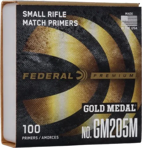 FEDERAL PRIMERS SMALL RIFLE GOLD MEDAL 5000 PACK