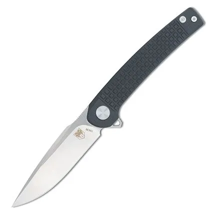 CobraTec CTVLN154CM Vulcan Black G10 154CM Drop Point Blade Knife - CobraTec Knives