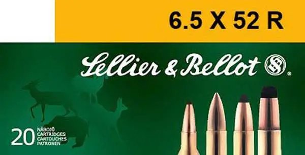 Sellier & Bellot SB6552RA 6.5x52mmR 117gr Soft Point Ammo 20 Rounds
