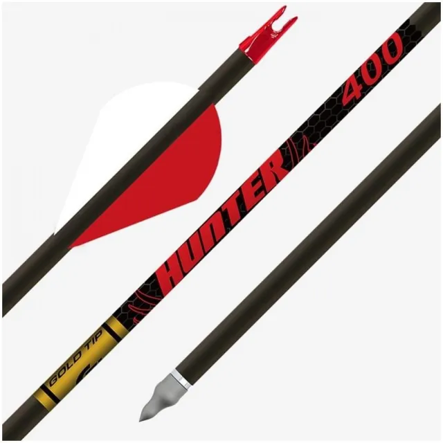 Gold Tip Hunter Arrows 340 Raptor Vane 6 pk. Model: HUN340A26 - Gold Tip