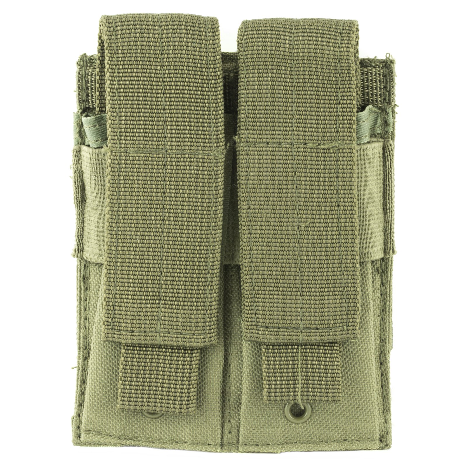 NcStar Double Pistol Magazine Pouch Nylon Green MOLLE Straps for