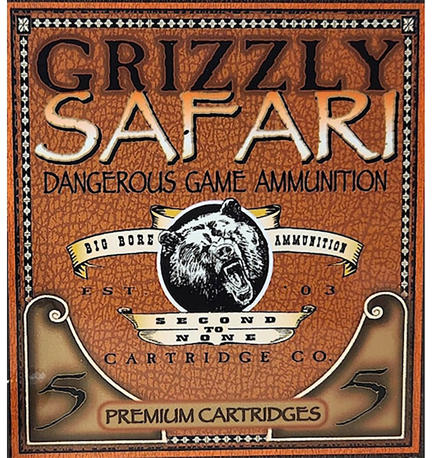 Buy Grizzly GC47NE2 470 Nitro Express Ammo 500gr Solid Brass 5/Box online