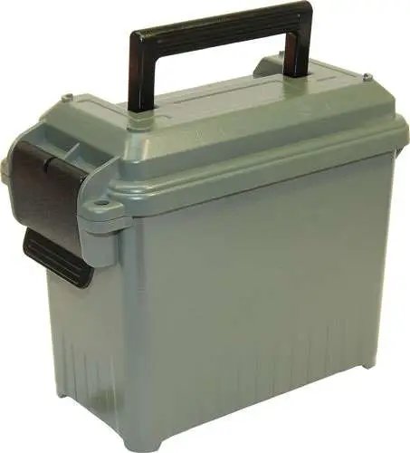Buy MTM Case-Gard Ammo Can Mini AC15 Polymer Green - Holds 700 Rounds 9mm, 400 Rounds 45 ACP, 400 Rounds .223, 100 Rounds 28/.410ga, 60 Rounds 12ga online