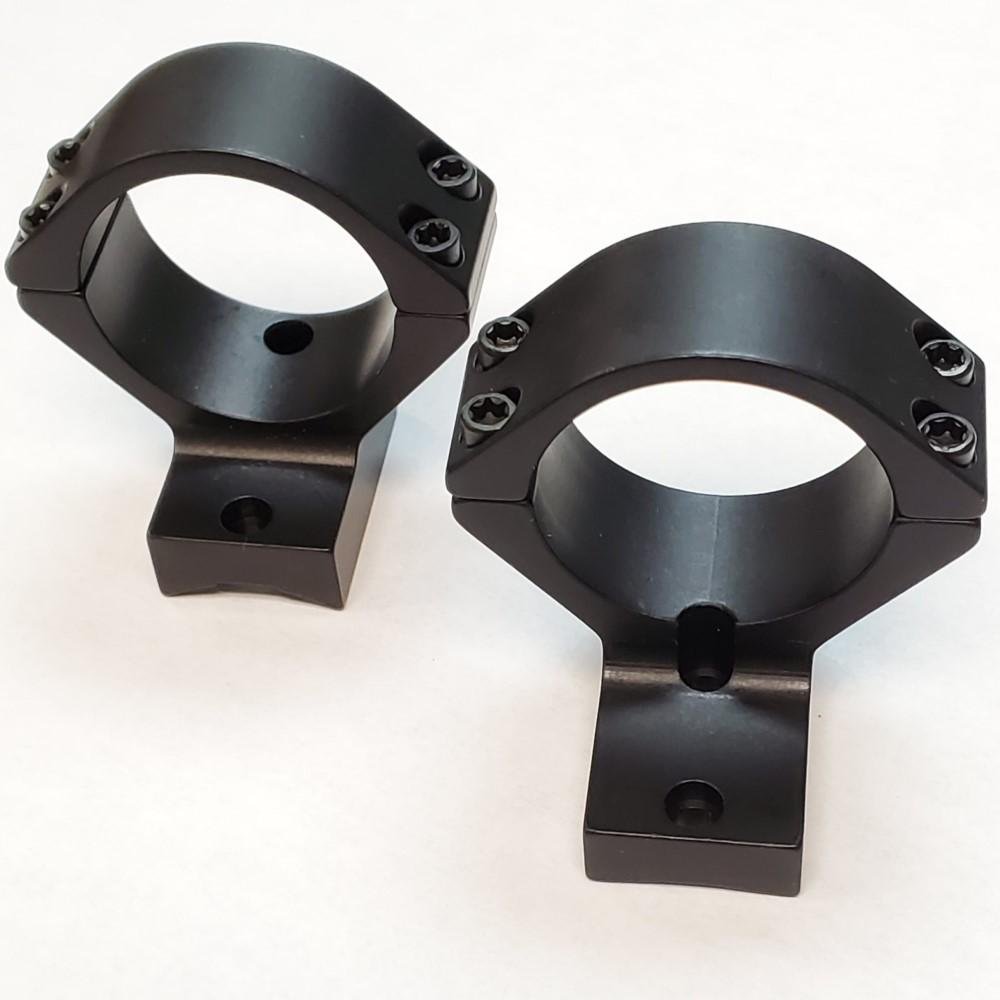 Talley 73X769 CZ 600 Scope Mounts 30mm Low Extended Black 2-Pack - Talley Manufacturing