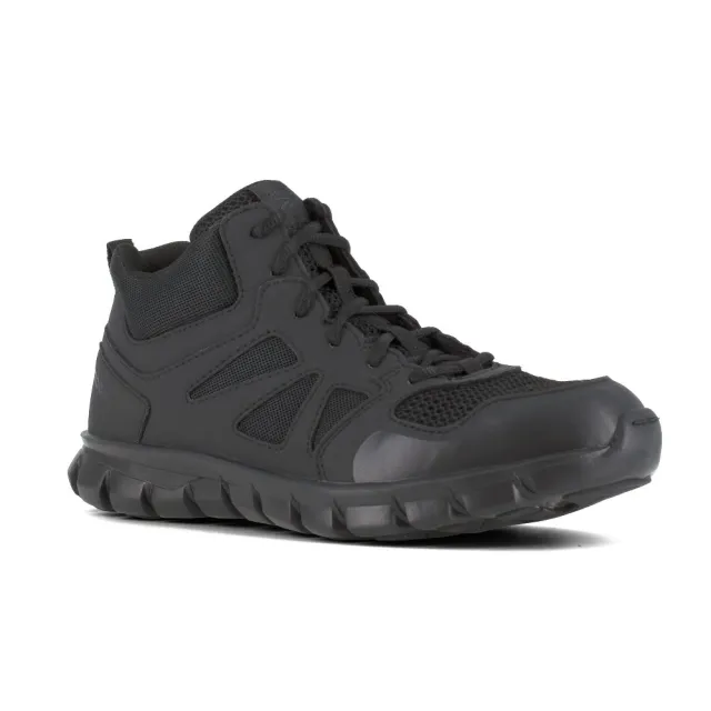 Reebok Sublite Cushion Tactical Mid-Cut w/ Soft Toe Black