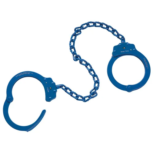 Peerless Handcuff Company Model 753C 15In Leg Iron Color Finish