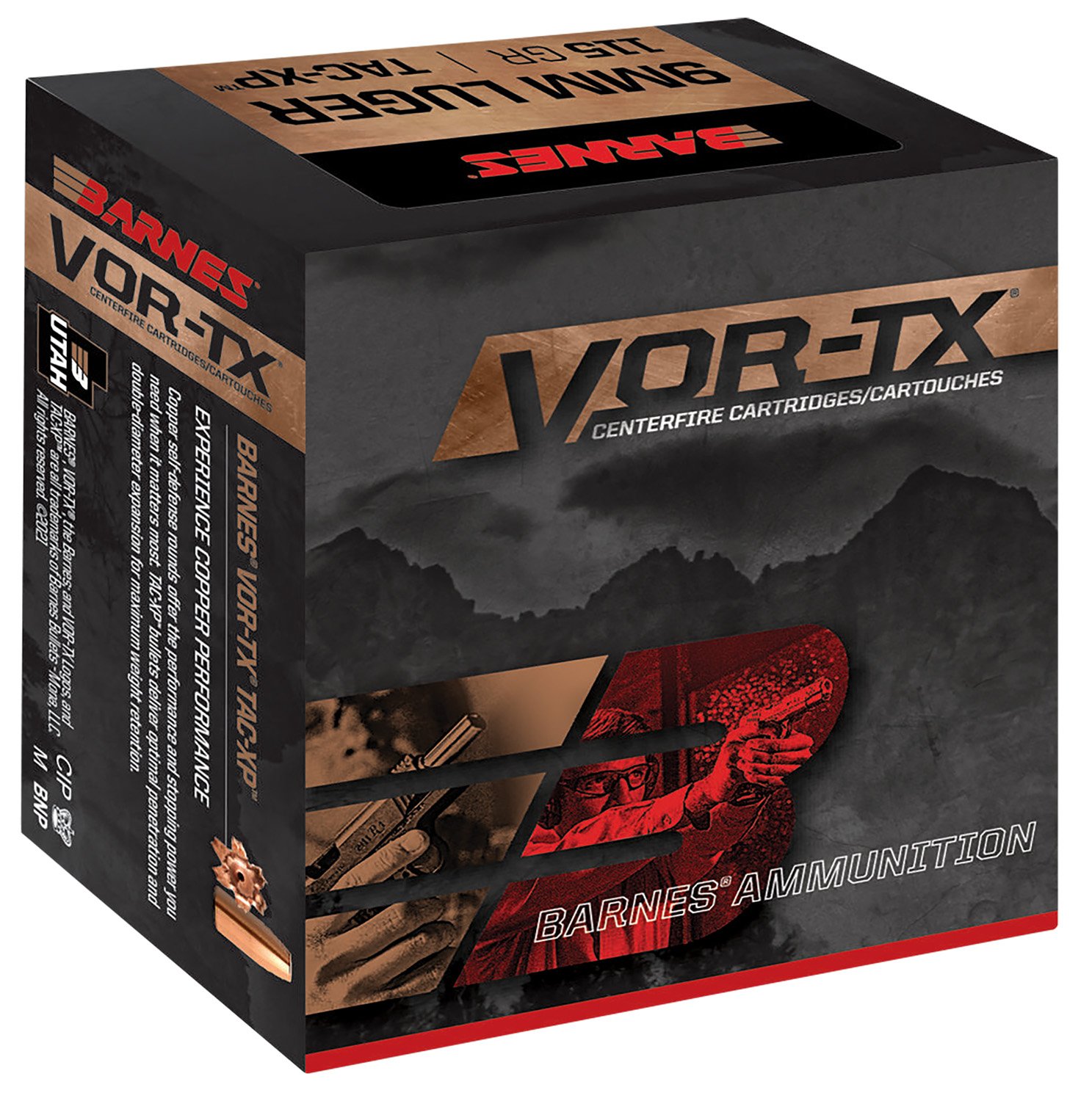 Barnes Bullets VOR-TX Handgun 31180 10mm Auto 155gr 20 Per Box - Barnes Bullets - 10mm Auto