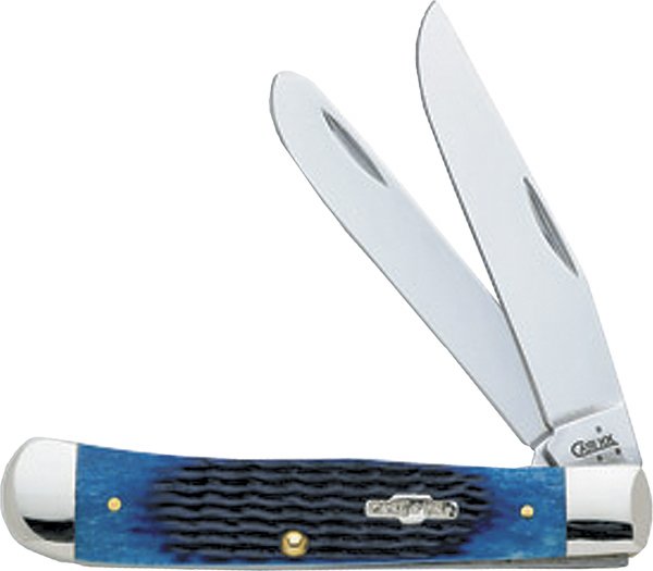 Buy Case Trapper 4.125 Blue Bone Folding Knife online