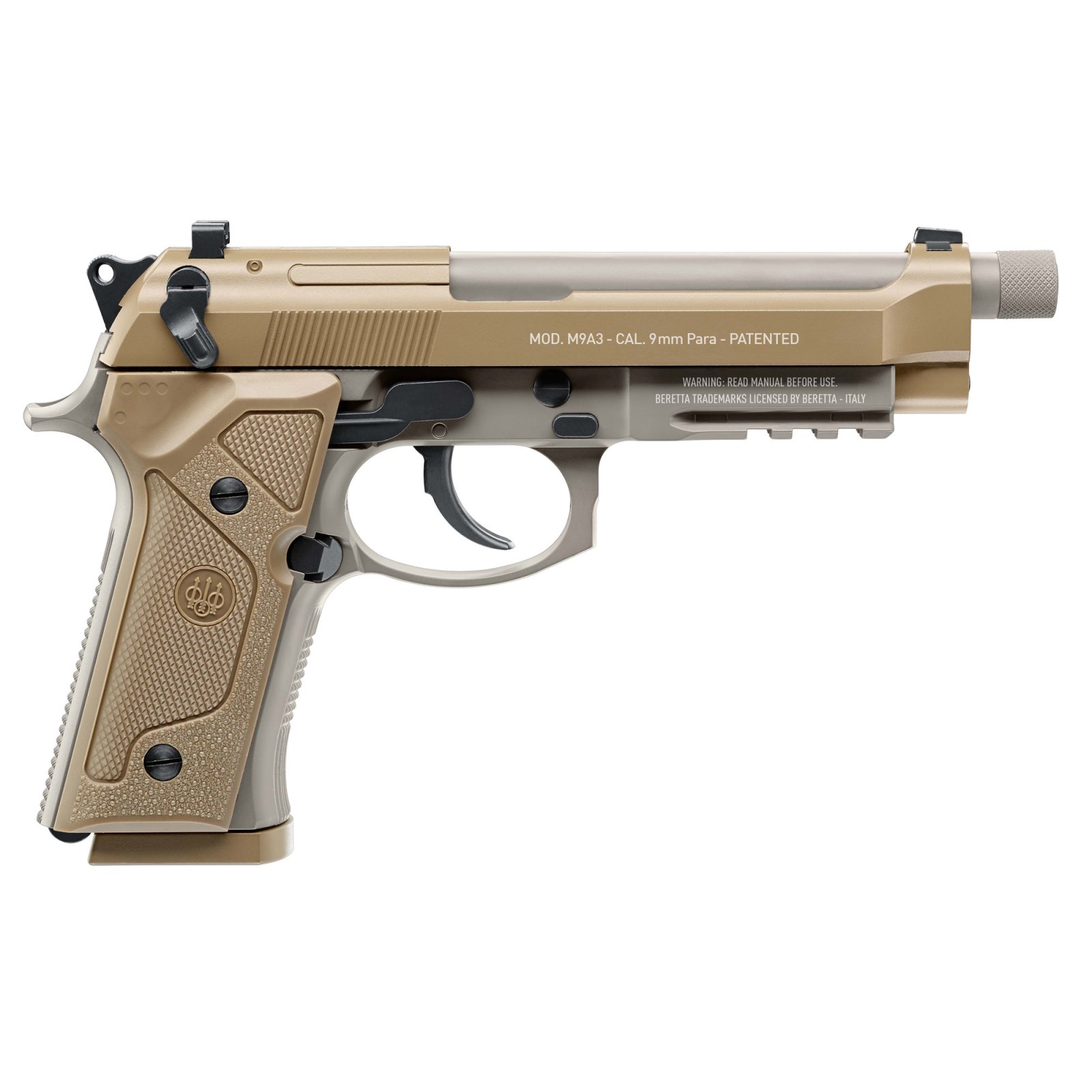 Umarex USA Beretta M9A3 .177 Caliber 4.75 In 18 Round 2253024 - Umarex Usa - 4,5 (.177)