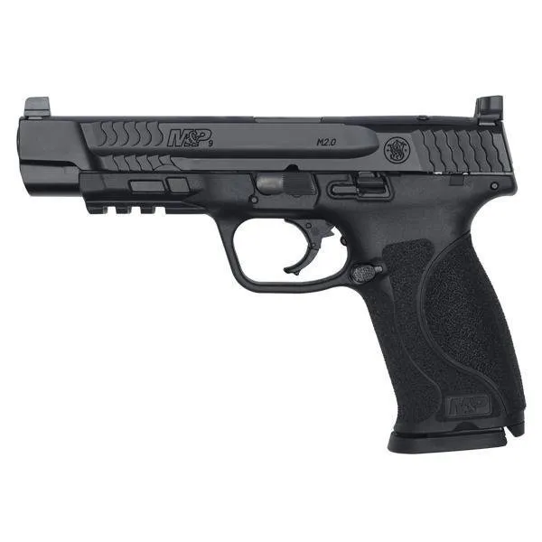 S&W M&P9 M2.0 9mm Luger Handgun | 17rd Magazine | 5" Barrel | Optic Ready | No Thumb Safety