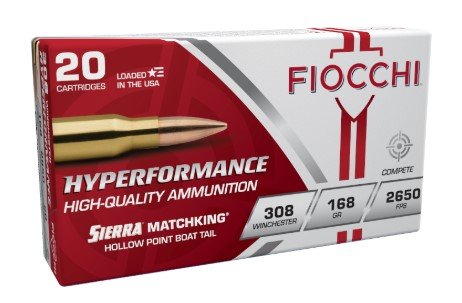 Fiocchi 308Win 168gr HPBT Match King Ammo - Fiocchi - 308 Winchester