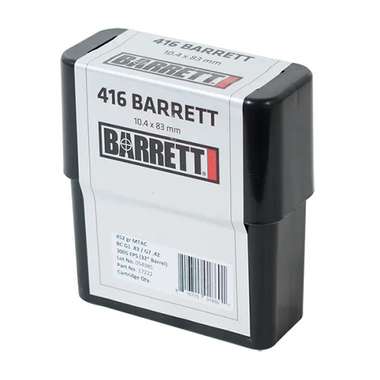 Barrett 416BARR 452GR CEB MTAC Ammo 10RD