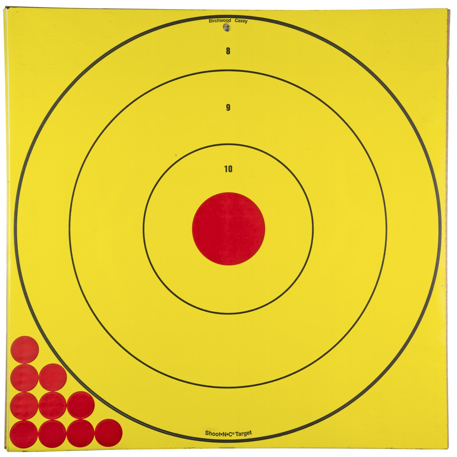 Birchwood Casey LRBET5PK Long Range Adhesive Paper Bullseye - Birchwood Casey