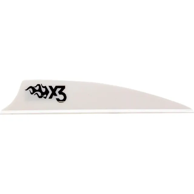 Buy Bohning X3 Vanes White 2.25 in. 100 pk. Shield Cut Ultra-Stiff Lower Profile Design online