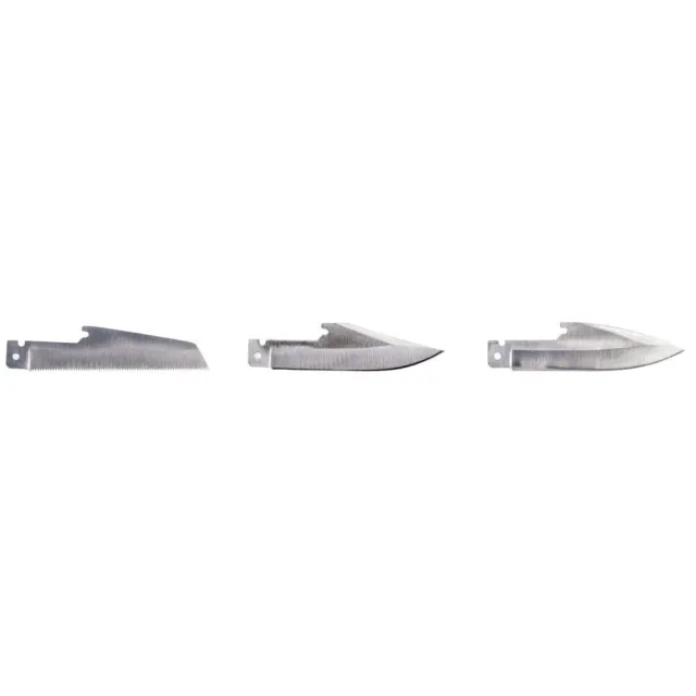 Remington RXB 3-Piece Blade Set - 440 Stainless Steel, 5" Length, Includes Drop Point, Clip Point, Saw Blades - Remington Arms Company, LLC