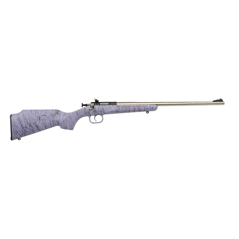 Buy Crickett KSA2445 Gen2 Youth 22 LR 16" Stainless Purple Stock 1rd online