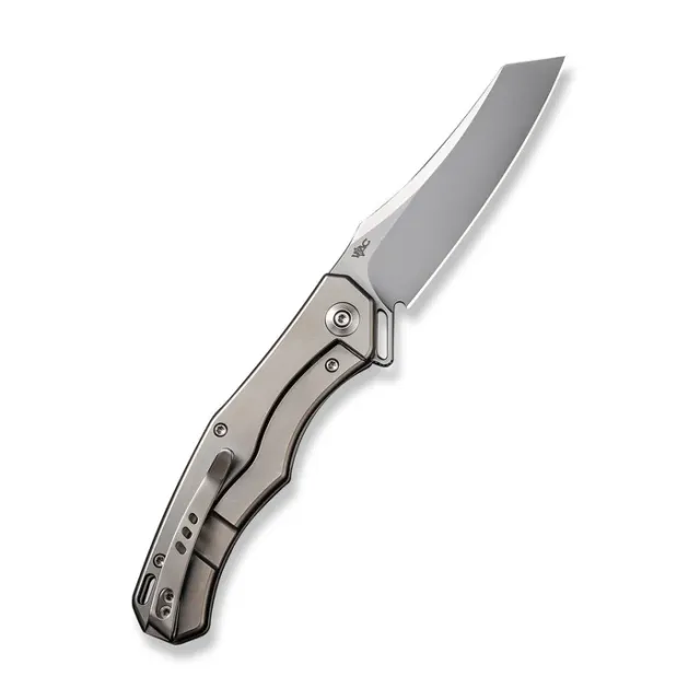 We Knife RekkeR Flipper Knife Titanium Handle Frame Lock - We Knife
