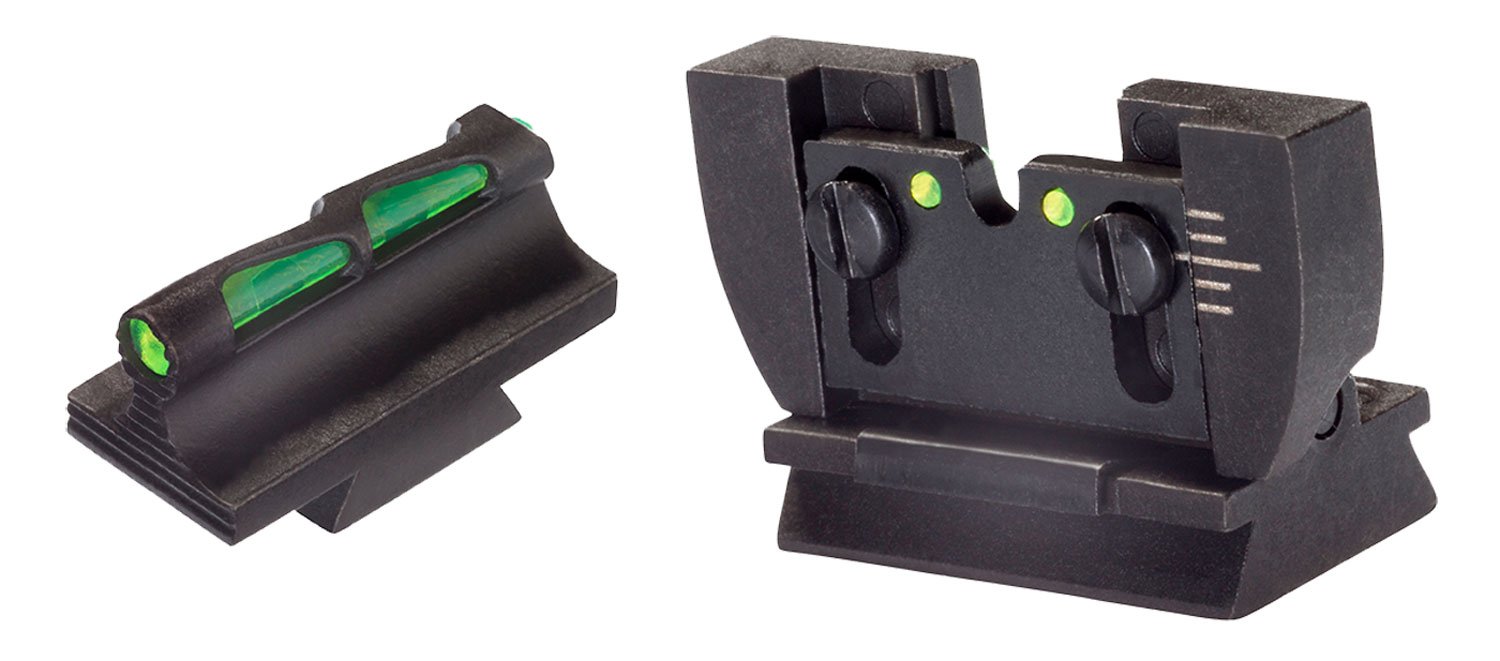 Buy HiViz RG1022 Ruger 10/22 LiteWave Fiber Optic Sight Set Black Steel online