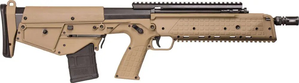 Buy Kel-Tec RDB-17 Tan Bullpup Rifle - .223Rem, 17.3" Steel Barrel, 20-Round Capacity, Ambidextrous Design, Adjustable Ammo Use, 6.7lbs online