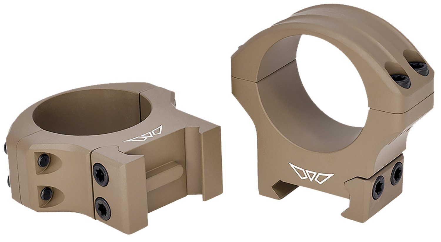 Warne 8500DE Hyperlite Scope Rings 1" Low Dark Earth - Warne - 1"