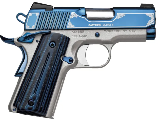 Kimber 3200273 Sapphire Ultra II 9mm Pistol, Tritium Sights, 8rd Magazine - Kimber Manufacturing, Inc. - 9mm