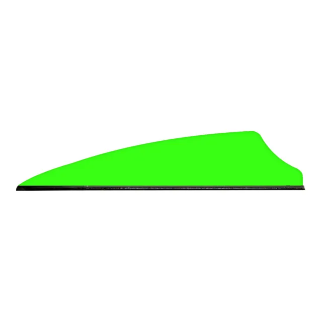 Q2i Q05043 Fusion X-II Vanes Neon Green 2.1" 100pk Shield Cut Design - Q2i for sale at Iron and Lace
