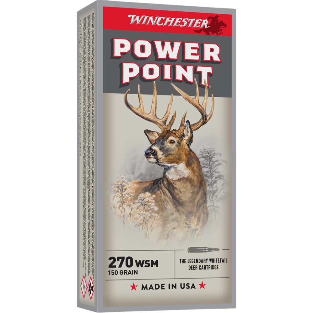 Winchester Ammo X270WSM Super X 270 WSM 150gr 3150fps Power-Point 20 Bx/10 - Winchester - 270 WSM