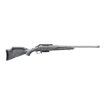 Buy Ruger Gen II American 7mm-08 Rem 20" Spiral Fluted Barrel Alloy Steel Rifle - Gray Splatter online