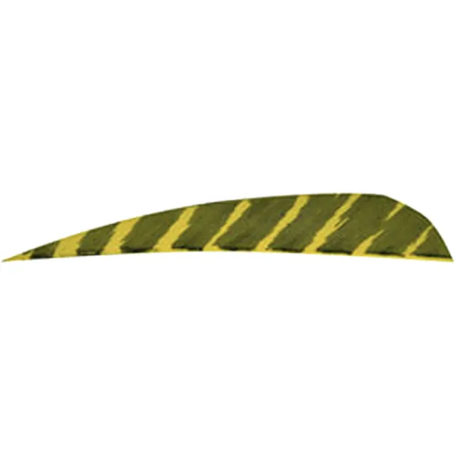 Gateway 400RPBYL-50 Barred Yellow Feathers 4" RW 50 Pack - Gateway