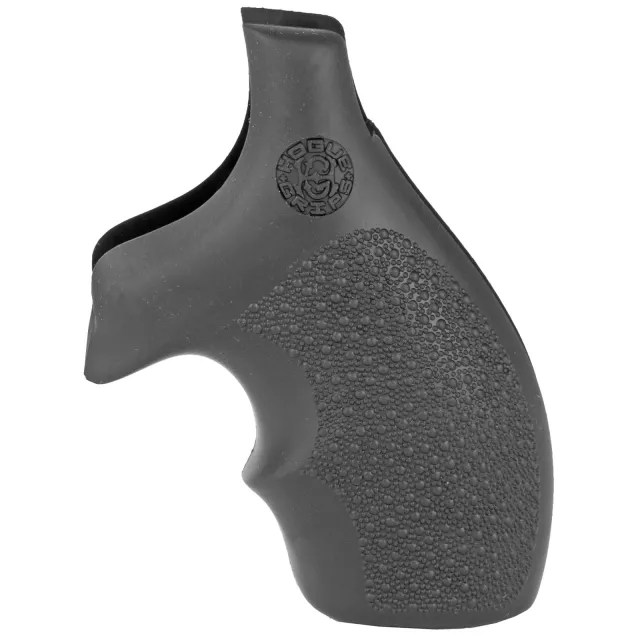 Buy Hogue 61000 Rubber Bantam Grip Black Finger Grooves for S&W J-Frame online