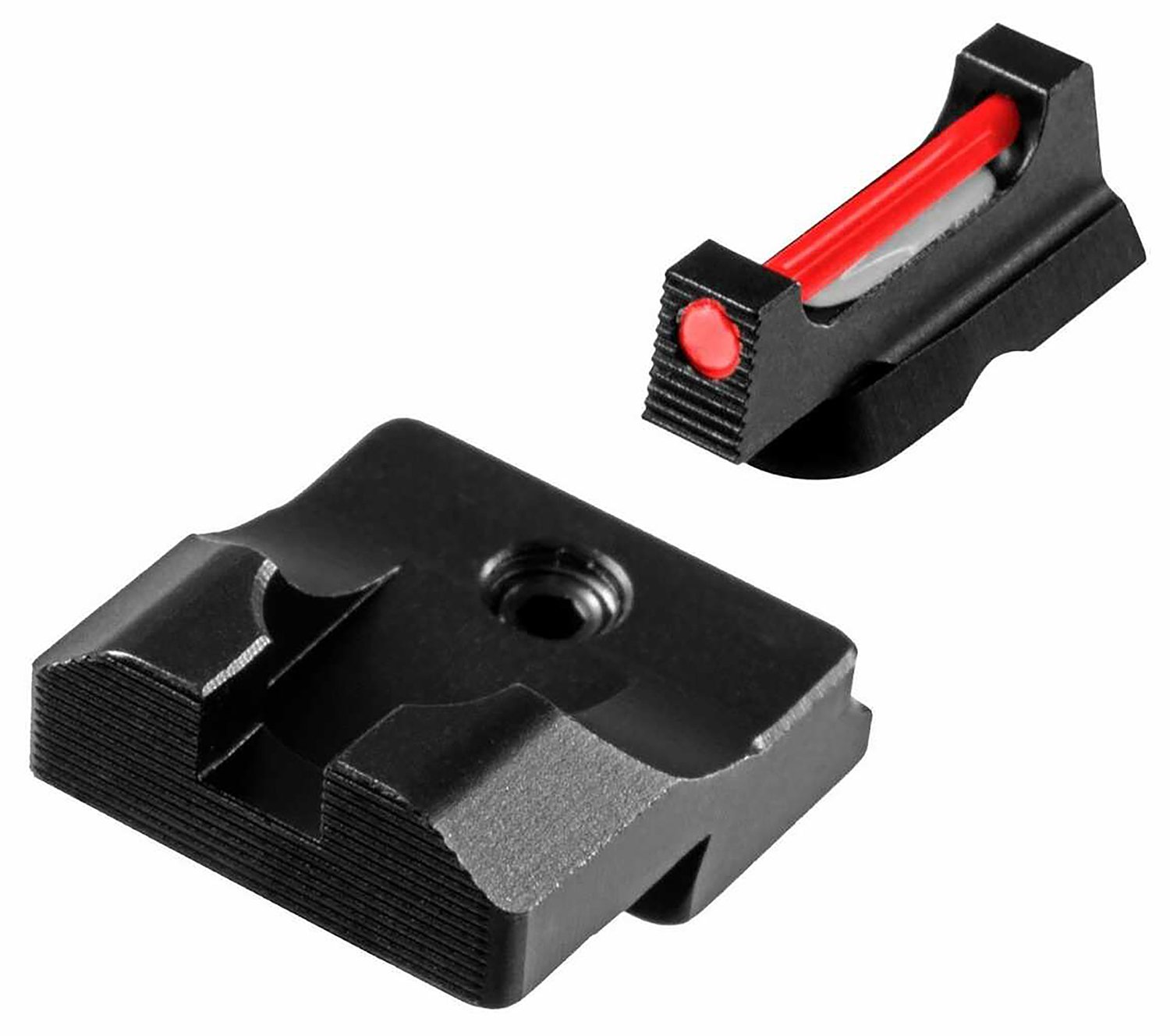 TruGlo TGTG132CZ Fiber-Optic Pro Sight for CZ 75 Series, Red/Black - TRUGLO