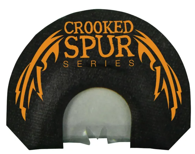 Foxpro CSMOUTHBL Crooked Spur V-Cut Diaphragm Call Attracts Turkeys, 3.5 Prophylactic Reeds