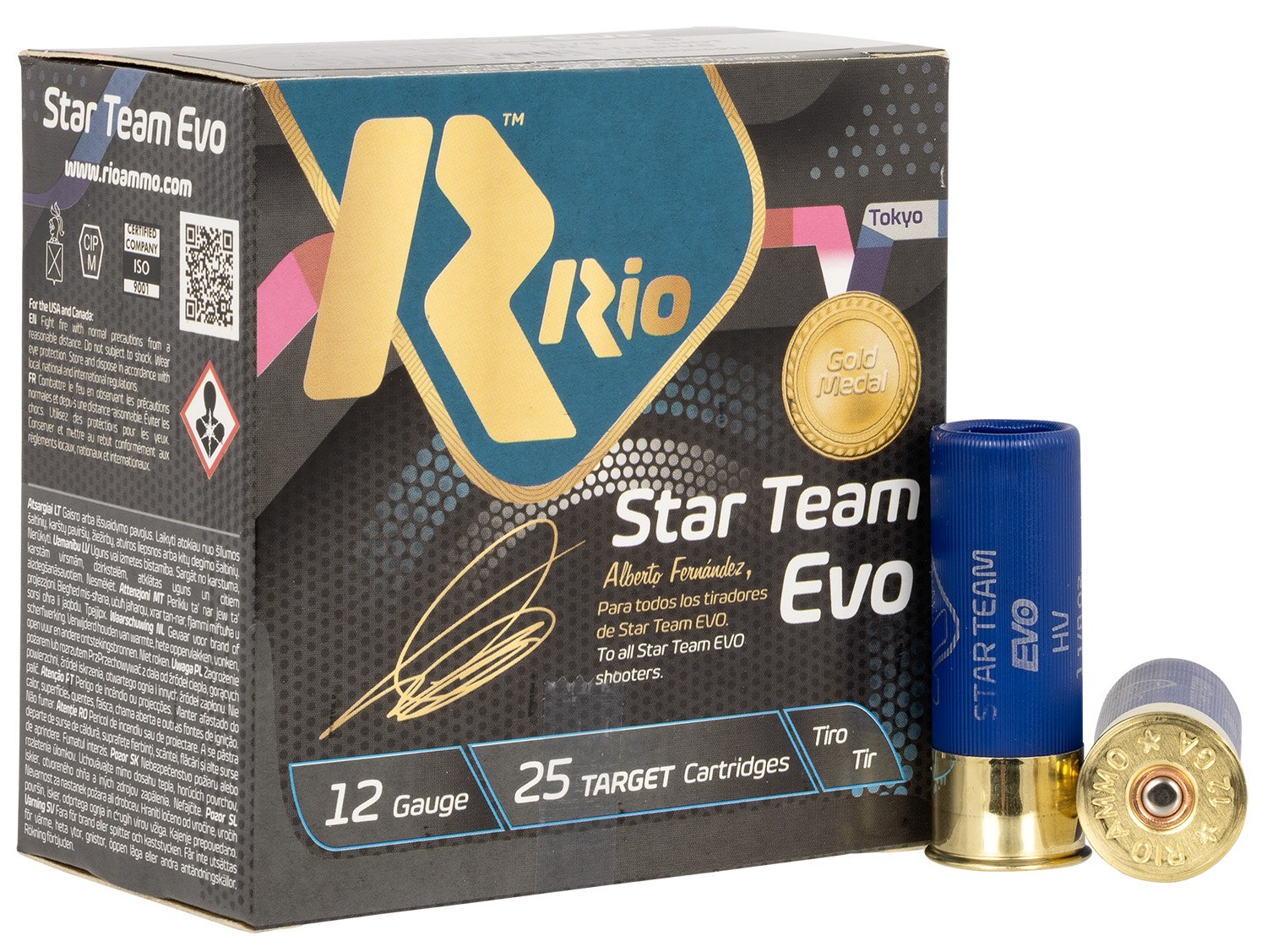 Buy Rio ST32HV8 Star Team EVO HV 12ga 2.75" #8 1-1/8oz 1300fps 25rd Box online