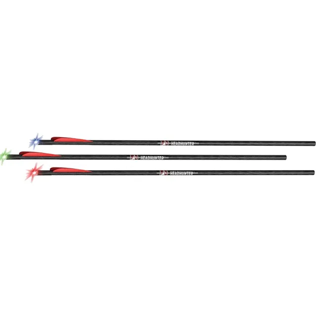 20" Carbon Crossbow Arrows with Multicolor Strobing Light Nocks - Barnett Outdoors