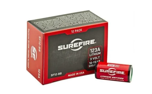 Buy SureFire SF12-BB 12-Pack SF123A Batteries Boxed online