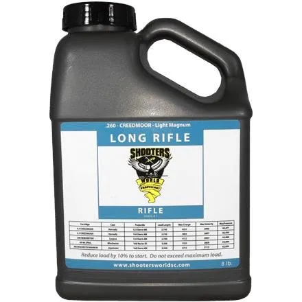 Shooters World S065-018 Long Rifle Powder 8lb for 6.5 Creedmoor, .30-06 - Shooter's World