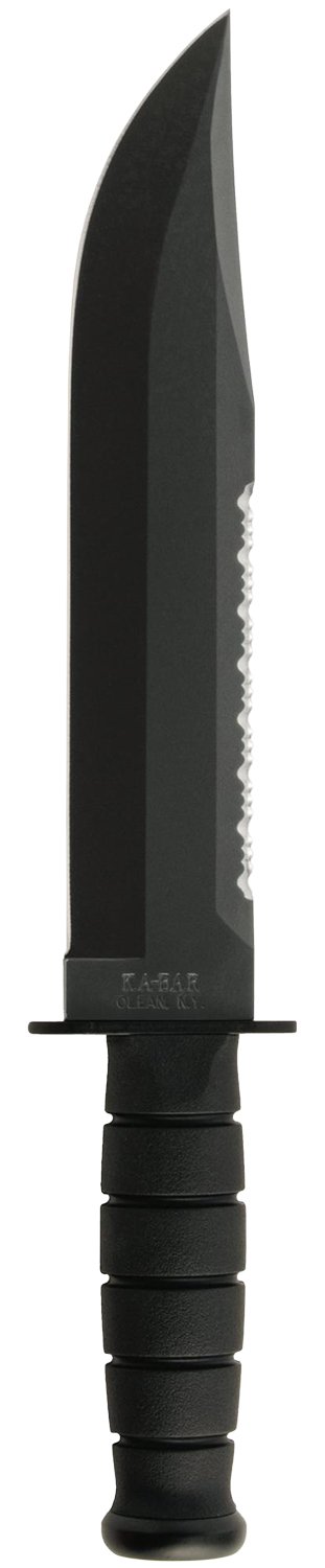 Ka-Bar Big Brother 2211 9.38 In Serrated/Plain Blade Kraton Handle - Ka-Bar